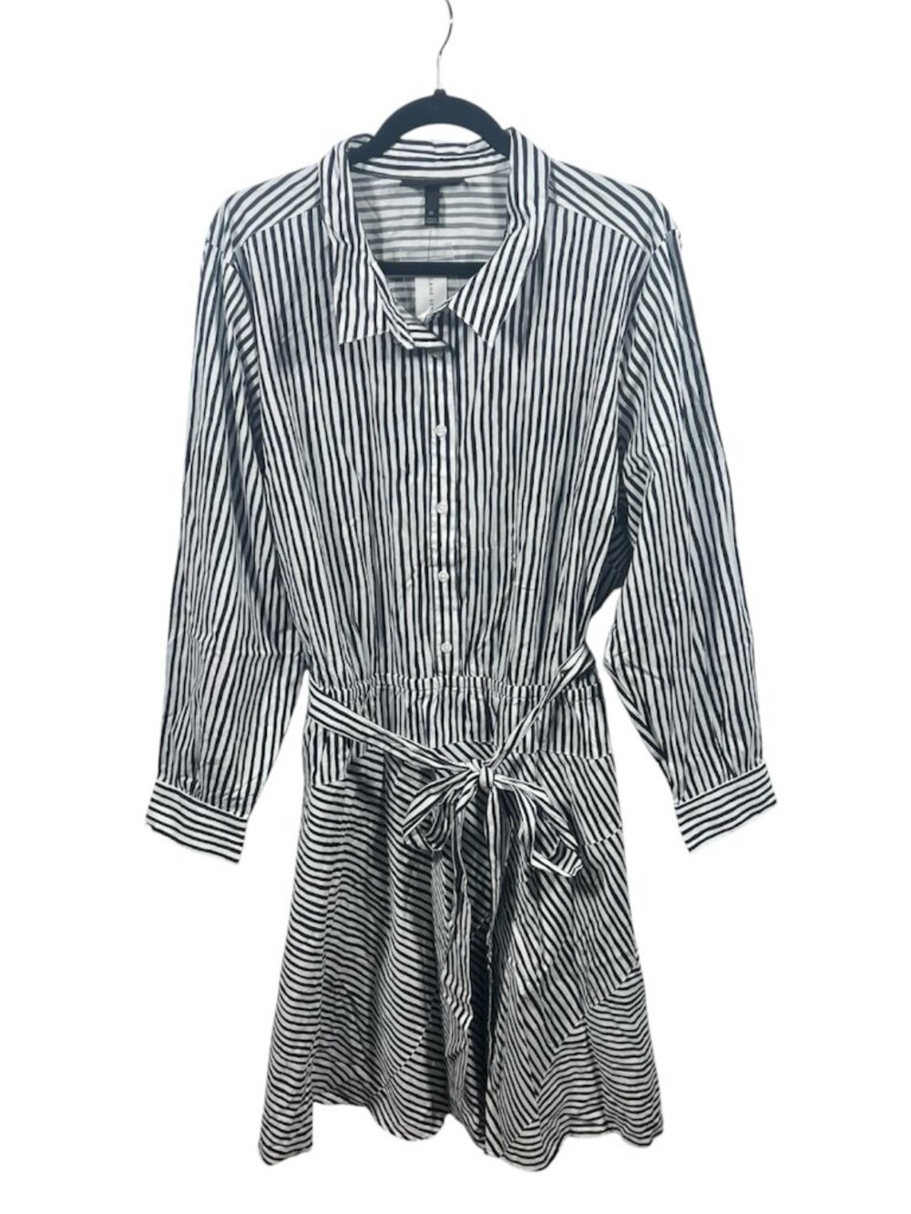 Lane Bryant Dress Womens Shirt Dress Belted Long Sleeve Size 26 Workwear